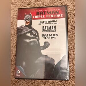 NWT Batman Triple Feature Gotham Knight/Under the Red Hood/Batman Year 1 DVD
